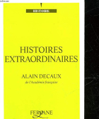 Couverture du livre : "Histoires extraordinaires"