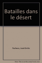 Couverture du livre : "Batailles dans le désert"