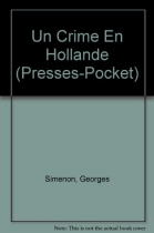 Couverture du livre : "Un crime en Hollande"