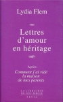 Couverture du livre : "Lettres d'amour en héritage"