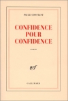 Couverture du livre : "Confidence pour confidence"