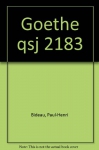 Couverture du livre : "Goethe"