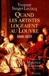 Couverture du livre : "Quand les artistes logeaient au Louvre"