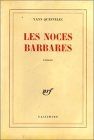 Couverture du livre : "Les noces barbares"