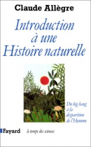 Couverture du livre : "Introduction à une histoire naturelle"