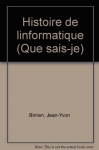 Couverture du livre : "Histoire de l'informatique"