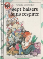 Couverture du livre : "Sept baisers sans respirer"