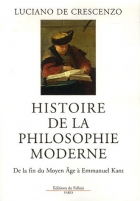 Couverture du livre : "Histoire de la philosophie moderne"