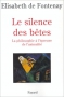Couverture du livre : "Le silence des bêtes"