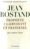 Couverture du livre : "Jean Rostand"