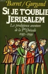Couverture du livre : "Si je t'oublie Jérusalem"