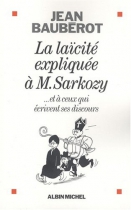 Couverture du livre : "La laïcité expliquée à Mr Sarkozy"