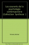 Couverture du livre : "Les courants de la psychologie contemporaine"