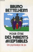 Couverture du livre : "Pour être des parents acceptables"