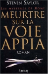 Couverture du livre : "Meurtre sur la voie Appia"