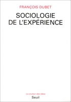 Couverture du livre : "Sociologie de l'expérience"