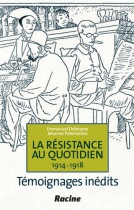 Couverture du livre : "La résistance au quotidien"