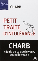 Couverture du livre : "Petit traité d'intolérance"