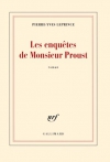 Couverture du livre : "Les enquêtes de Monsieur Proust"