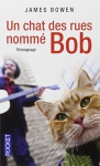 Couverture du livre : "Un chat des rues nommé Bob"