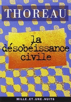 Couverture du livre : "La désobéissance civile"