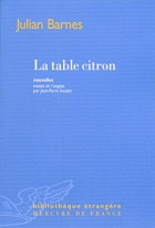 Couverture du livre : "La table citron"