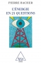Couverture du livre : "L'énergie en 21 questions"