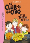 Couverture du livre : "Le club des cinq et le trésor de l'île"