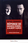 Couverture du livre : "Réponse de Maurice Zundel à Albert Camus"