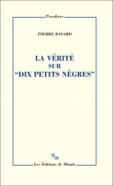 Couverture du livre : "La vérité sur "Dix petits nègres""