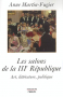 Couverture du livre : "Les salons de la Troisième République"