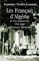 Couverture du livre : "Les Français d'Algérie de 1830 à aujourd'hui"