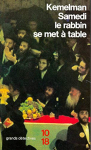Couverture du livre : "Samedi, le rabbin se met à table"