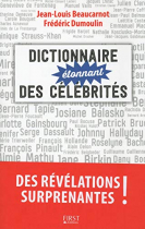 Couverture du livre : "Dictionnaire étonnant des célébrités"