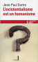 Couverture du livre : "L'existentialisme est un humanisme"