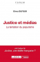 Couverture du livre : "Justice et médias"