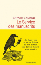 Couverture du livre : "Le service des manuscrits"