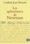 Couverture du livre : "Les aphorismes de Newman"