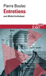 Couverture du livre : "Entretiens avec Michel Archimbaud"