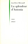 Couverture du livre : "La splendeur d'Antonia"