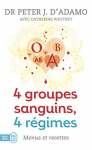 Couverture du livre : "4 groupes sanguins, 4 régimes"