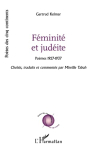 Couverture du livre : "Féminité et judéité"