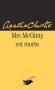Couverture du livre : "Mrs McGinty est morte"